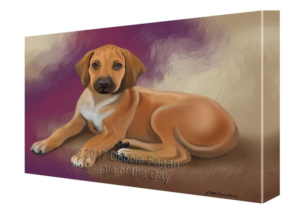 Rhodesian Ridgeback Puppy Dog Canvas Wall Art D075