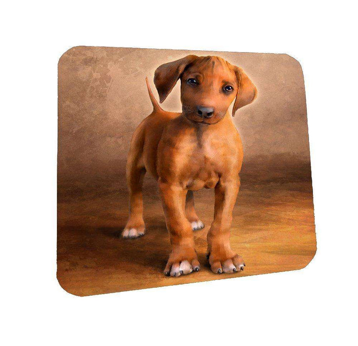 Rhodesian Ridgeback Puppy Dog Coasters Set of 4