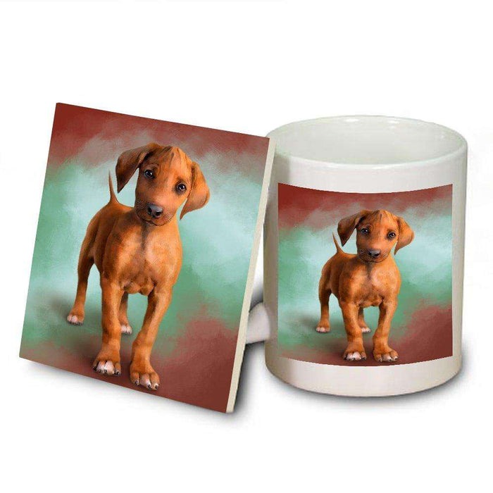 Rhodesian Ridgeback Puppy Mug and Coaster Set MUC48065
