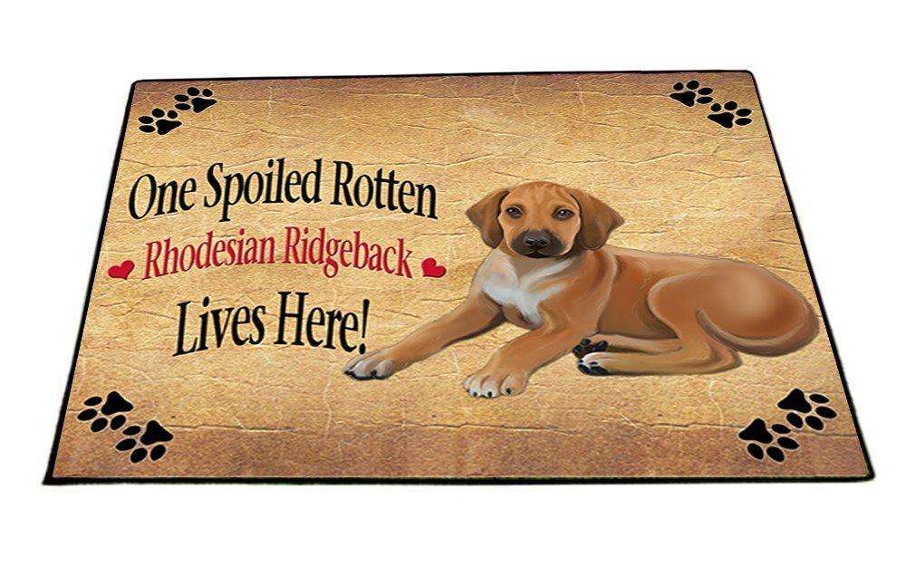 Rhodesian Ridgeback Puppy Spoiled Rotten Dog Indoor/Outdoor Floormat