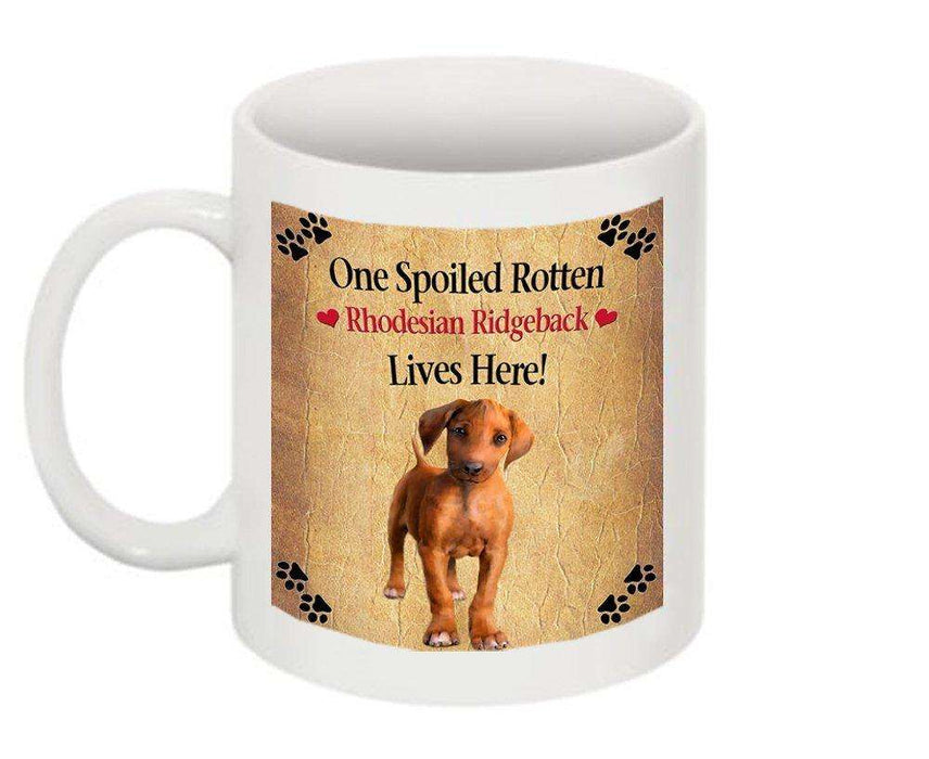 Rhodesian Ridgeback Puppy Spoiled Rotten Dog Mug