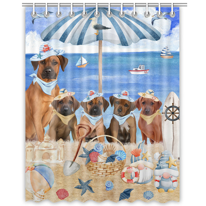 Rhodesian Ridgeback Shower Curtain: Explore a Variety of Designs, Bathtub Curtains for Bathroom Decor with Hooks, Custom, Personalized, Dog Gift for Pet Lovers