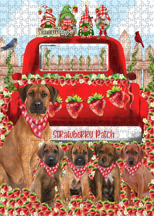 Rhodesian Ridgeback Jigsaw Puzzle for Adult, Interlocking Puzzles Games, Personalized, Explore a Variety of Designs, Custom, Dog Gift for Pet Lovers