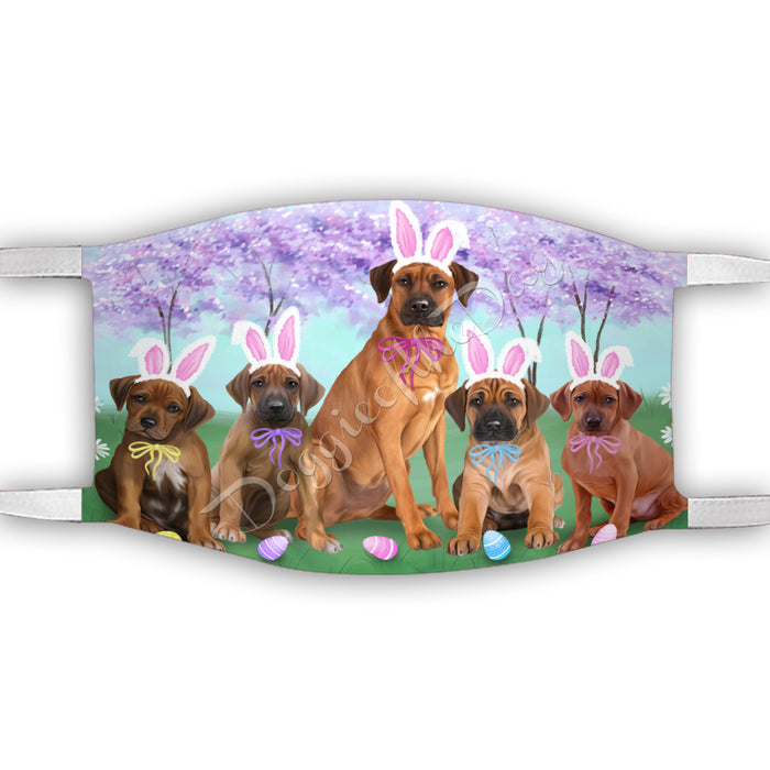 Easter Holiday Rhodesian Ridgeback Dogs Face Mask FM49627