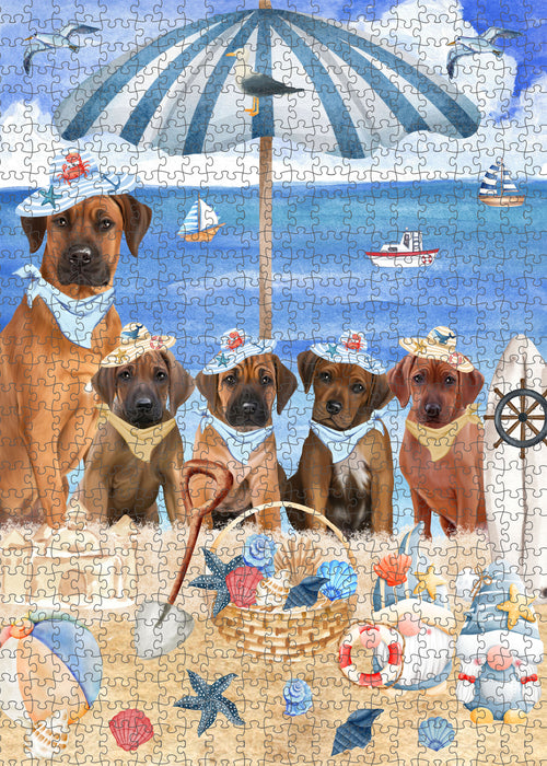 Rhodesian Ridgeback Jigsaw Puzzle: Explore a Variety of Designs, Interlocking Halloween Puzzles for Adult, Custom, Personalized, Pet Gift for Dog Lovers