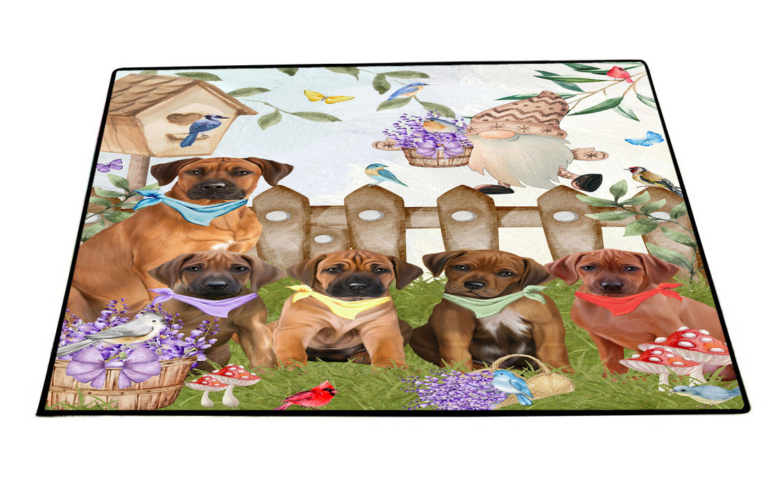 Rhodesian Ridgeback Floor Mats: Explore a Variety of Designs, Personalized, Custom, Halloween Anti-Slip Doormat for Indoor and Outdoor, Dog Gift for Pet Lovers