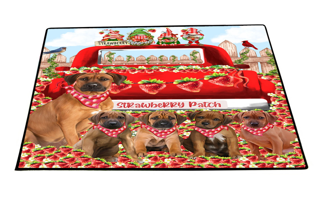 Rhodesian Ridgeback Floor Mat: Explore a Variety of Designs, Anti-Slip Doormat for Indoor and Outdoor Welcome Mats, Personalized, Custom, Pet and Dog Lovers Gift