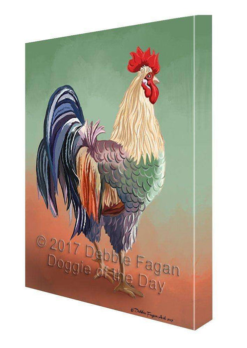 Rooster Canvas Wall Art D077