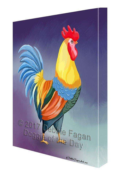 Rooster Canvas Wall Art D082