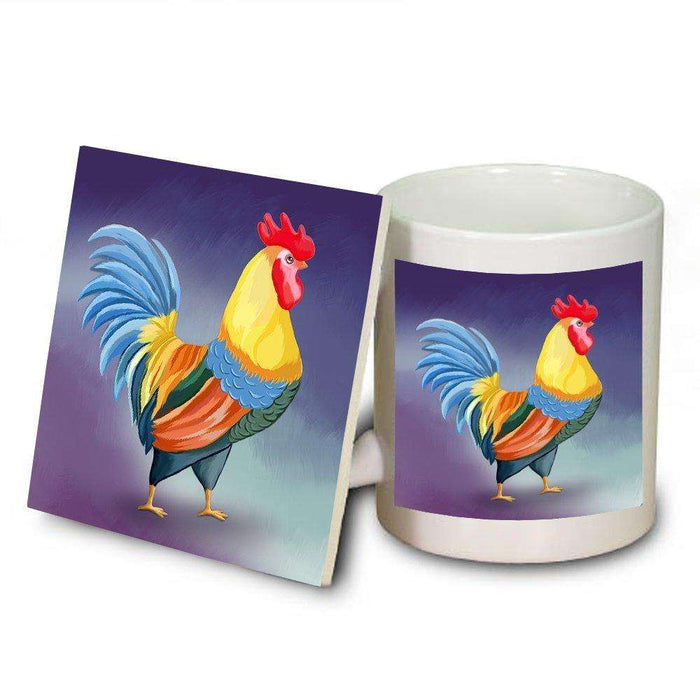 Rooster Mug and Coaster Set MUC48073