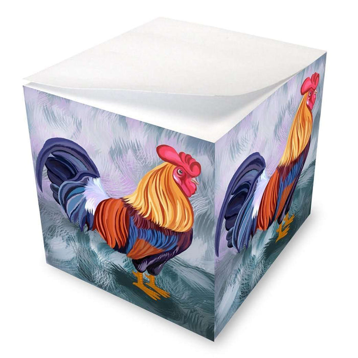 Rooster Note Cube