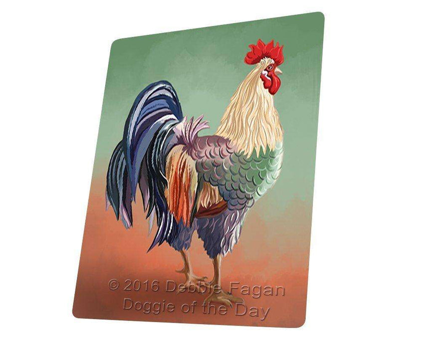 Rooster Tempered Cutting Board C48204