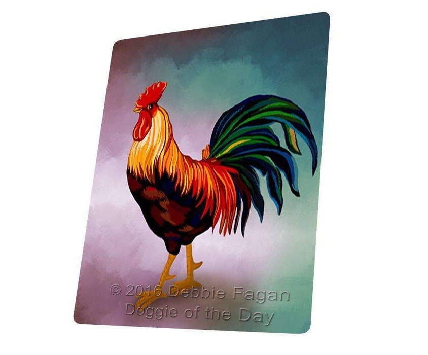 Rooster Tempered Cutting Board C48213