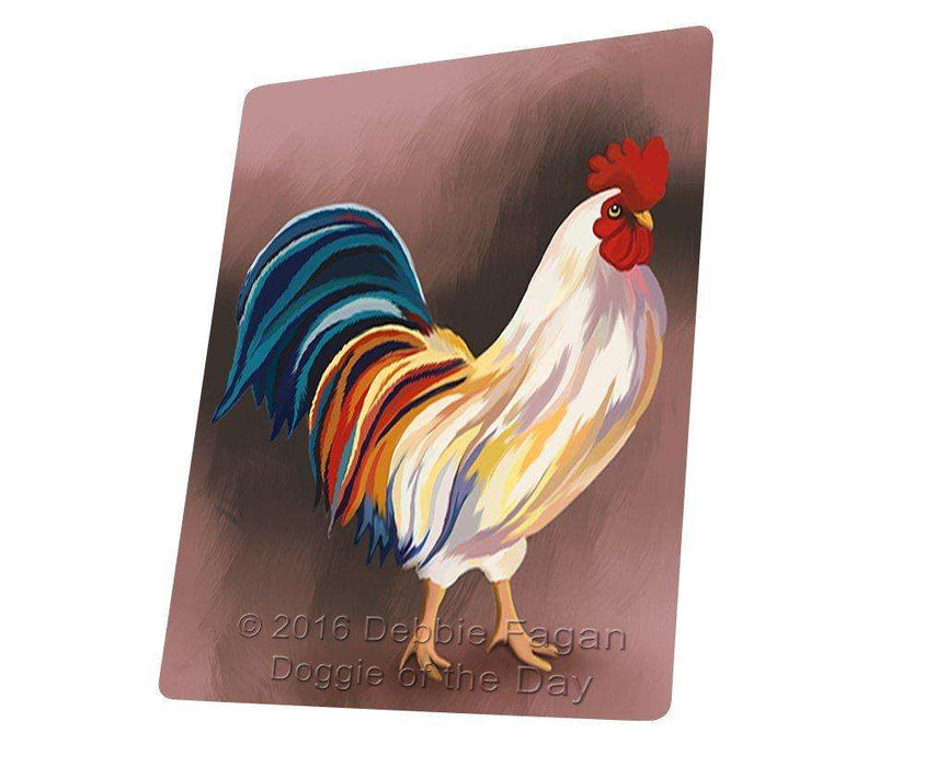 Rooster Tempered Cutting Board C48216