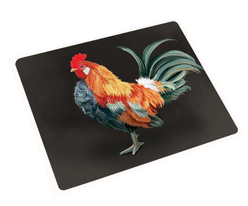 Rooster Tempered Cutting Board (Small)