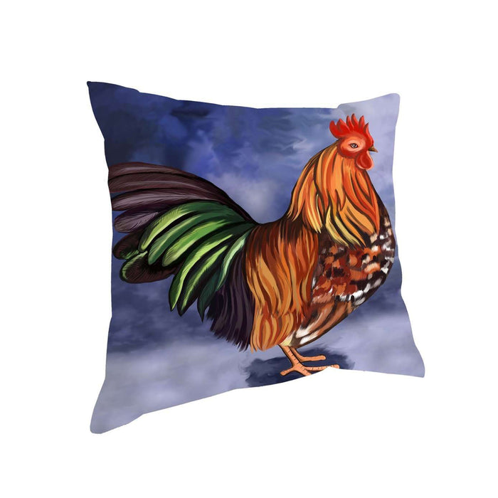 Rooster Throw Pillow