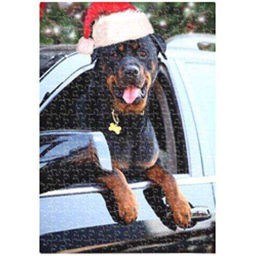 Rottweiler Christmas Puzzle 300 Pc. with Photo Tin