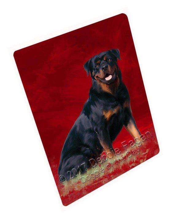 Rottweiler Dog Art Portrait Print Woven Throw Sherpa Plush Fleece Blanket D358