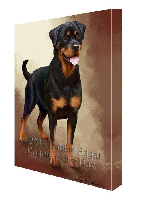 Rottweiler Dog Canvas Wall Art D085