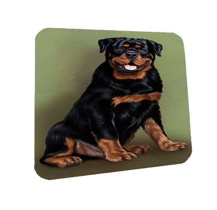 Rottweiler Dog Coasters Set of 4