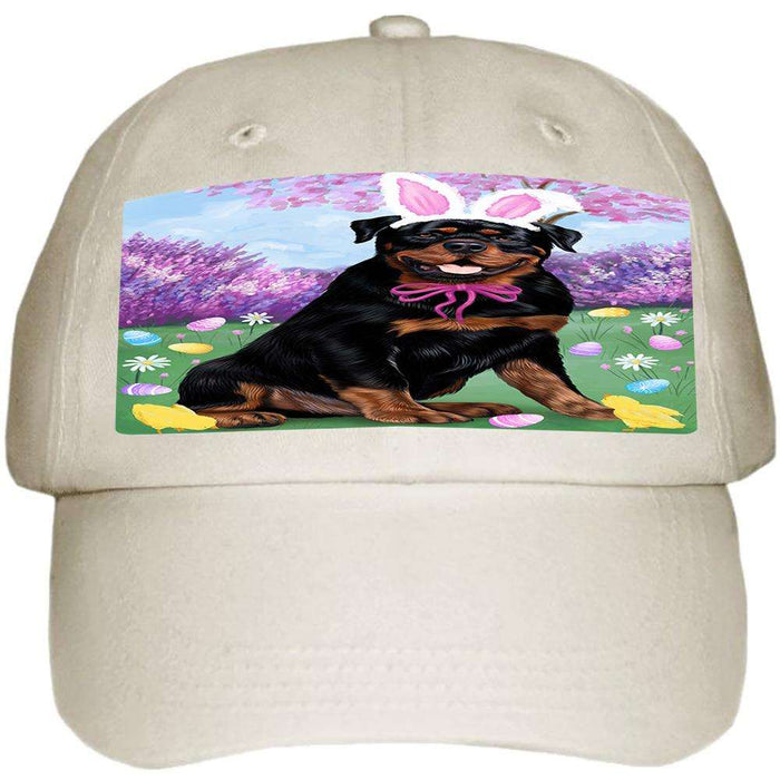 Rottweiler Dog Easter Holiday Ball Hat Cap HAT51441