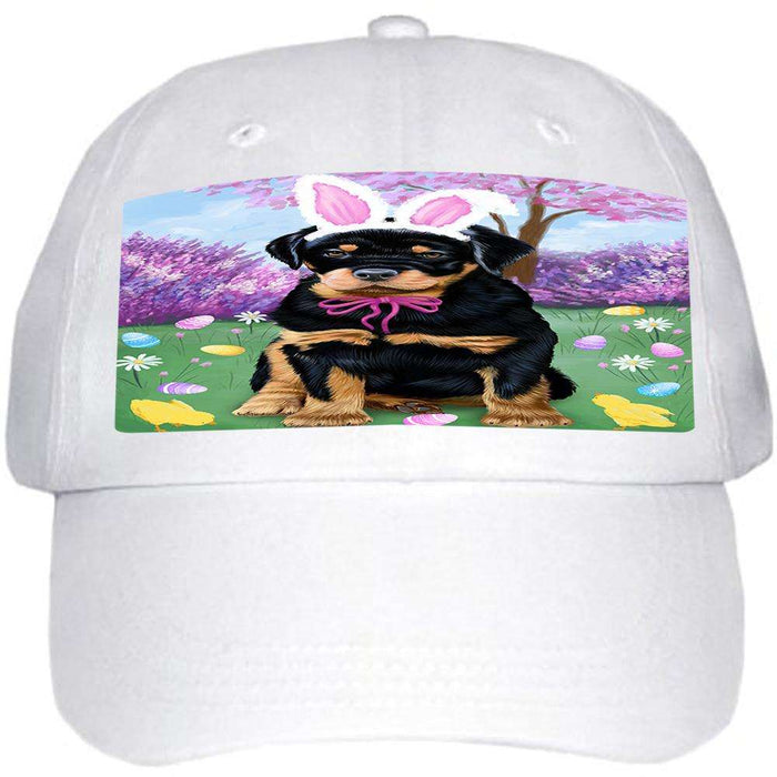 Rottweiler Dog Easter Holiday Ball Hat Cap HAT51447