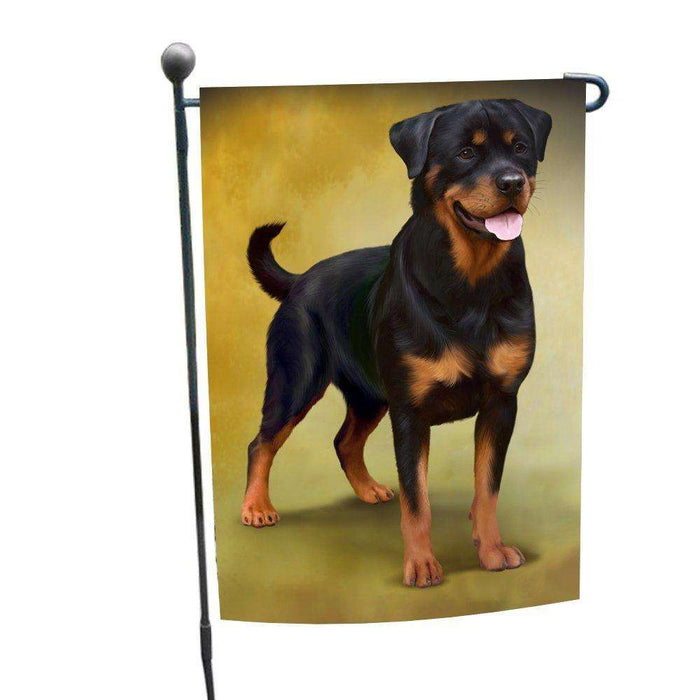 Rottweiler Dog Garden Flag
