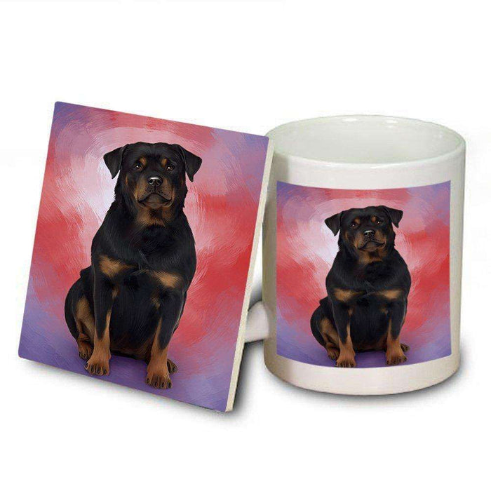 Rottweiler Dog Mug and Coaster Set MUC48347