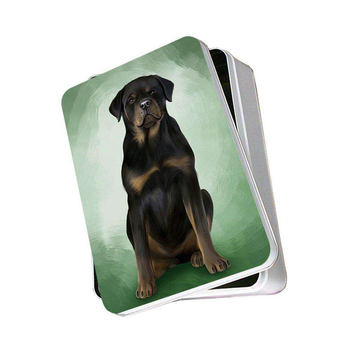 Rottweiler Dog Photo Storage Tin PITN48354