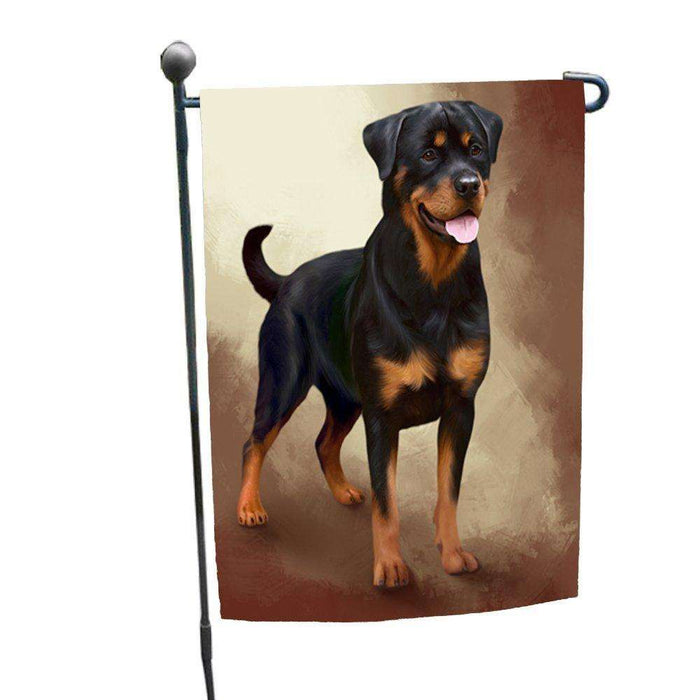 Rottweiler Puppy Dog Garden Flag