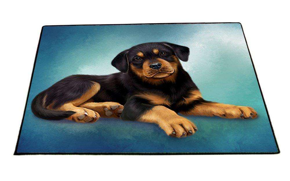 Rottweiler Puppy Dog Indoor/Outdoor Floormat