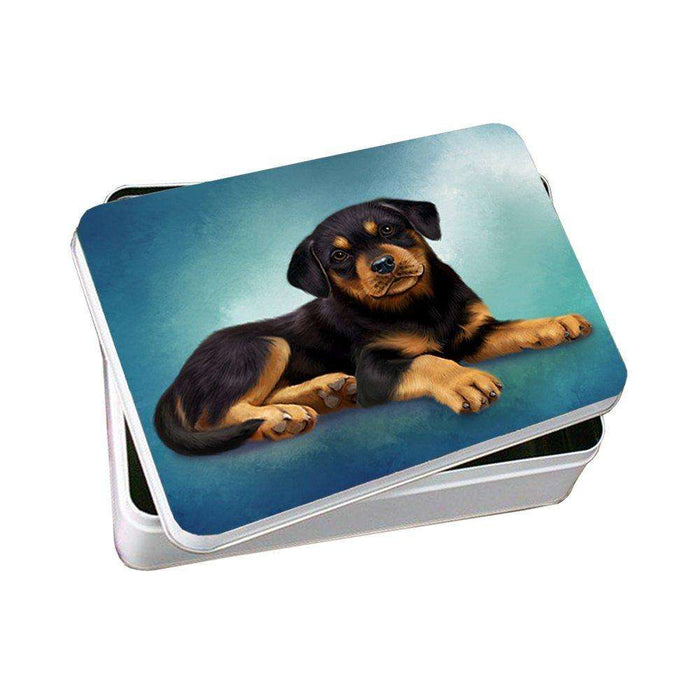 Rottweiler Puppy Photo Storage Tin PITN48083