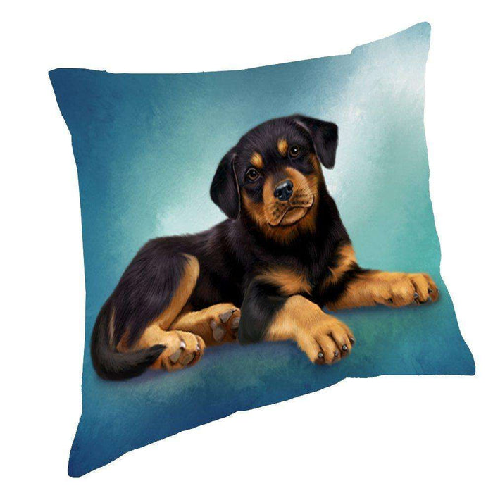 Rottweiler Puppy Pillow PIL48336