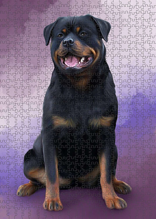 Rottweiler Puzzle with Photo Tin PUZL48189