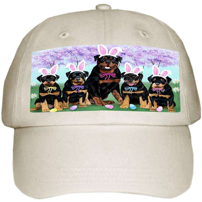 Rottweilers Dog Easter Holiday Ball Hat Cap HAT51444