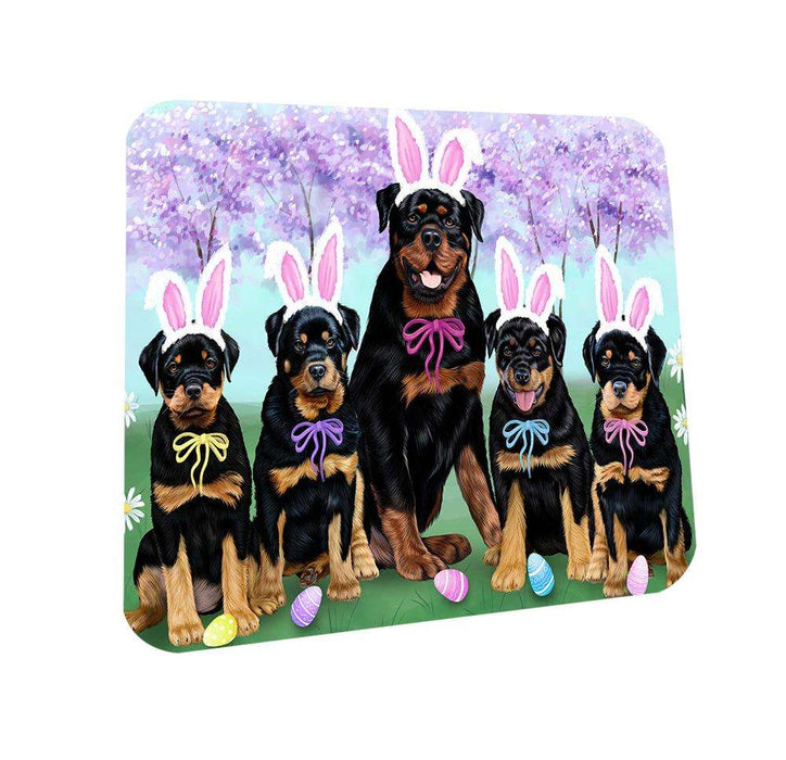 Rottweilers Dog Easter Holiday Coasters Set of 4 CST49196