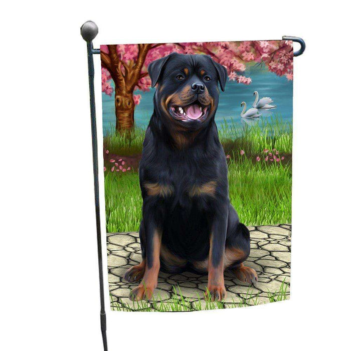 Rottweilers Dog Garden Flag