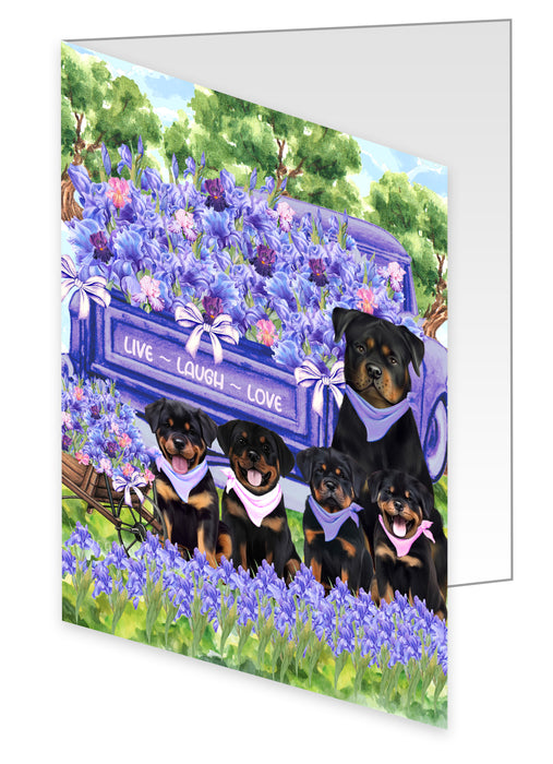 Rottweiler Greeting Cards & Note Cards, Explore a Variety of Personalized Designs, Custom, Invitation Card with Envelopes, Dog and Pet Lovers Gift