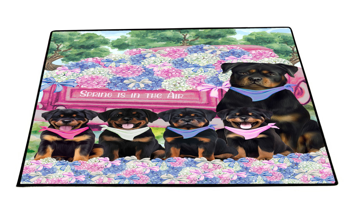 Rottweiler Floor Mat, Non-Slip Door Mats for Indoor and Outdoor, Custom, Explore a Variety of Personalized Designs, Dog Gift for Pet Lovers