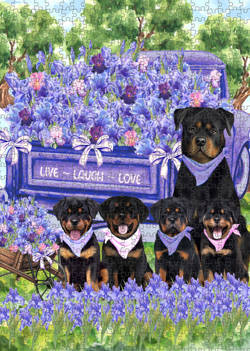 Rottweiler Jigsaw Puzzle for Adult, Explore a Variety of Designs, Interlocking Puzzles Games, Custom and Personalized, Gift for Dog and Pet Lovers