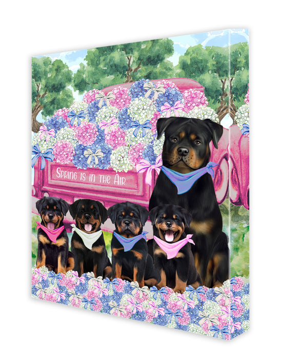 Rottweiler Canvas: Explore a Variety of Designs, Personalized, Digital Art Wall Painting, Custom, Ready to Hang Room Decor, Dog Gift for Pet Lovers