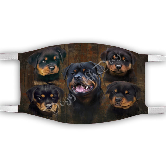 Rustic Rottweiler Dogs Face Mask FM50081