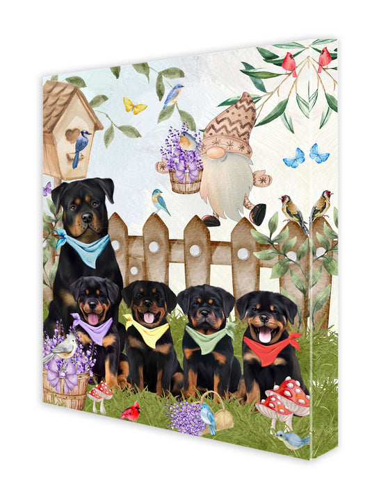Rottweiler Canvas: Explore a Variety of Personalized Designs, Custom, Digital Art Wall Painting, Ready to Hang Room Decor, Gift for Dog and Pet Lovers