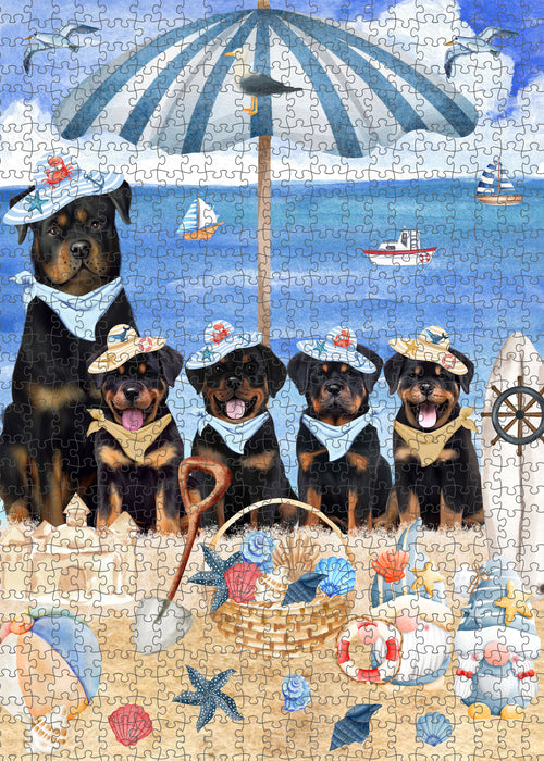 Rottweiler Jigsaw Puzzle: Explore a Variety of Designs, Interlocking Halloween Puzzles for Adult, Custom, Personalized, Pet Gift for Dog Lovers