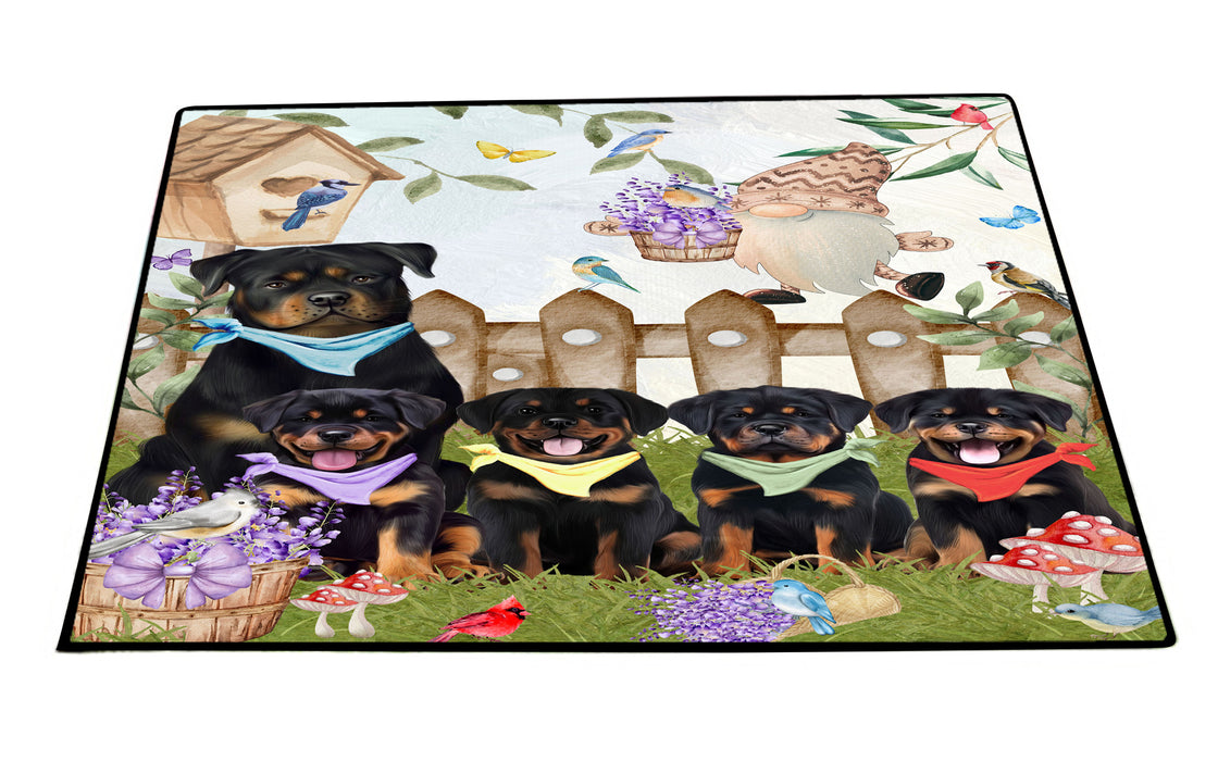 Rottweiler Floor Mat: Explore a Variety of Designs, Anti-Slip Doormat for Indoor and Outdoor Welcome Mats, Personalized, Custom, Pet and Dog Lovers Gift