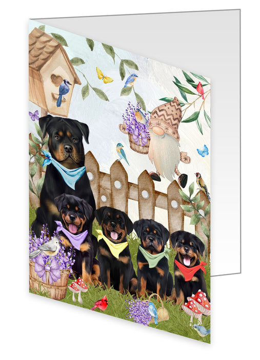 Rottweiler Greeting Cards & Note Cards: Explore a Variety of Designs, Custom, Personalized, Halloween Invitation Card with Envelopes, Gifts for Dog Lovers