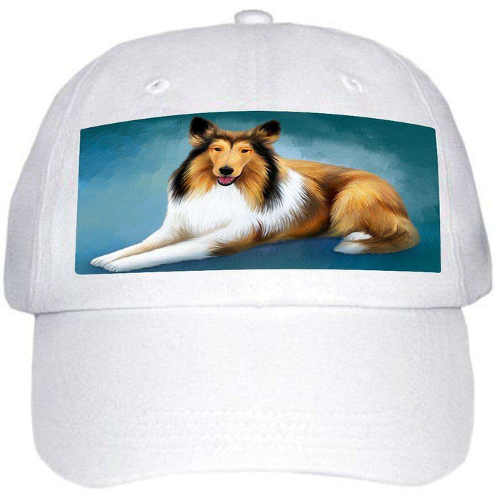 Rough Collie Dog Ball Hat Cap HAT48075