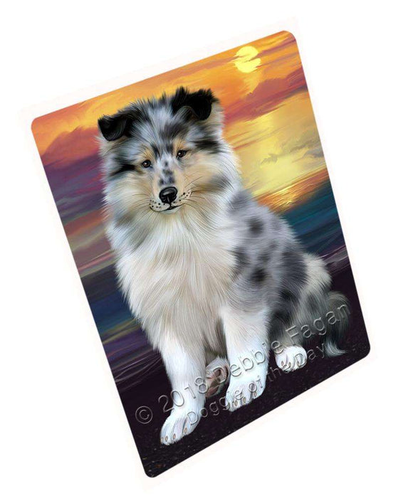Rough Collie Dog Blanket BLNKT110118