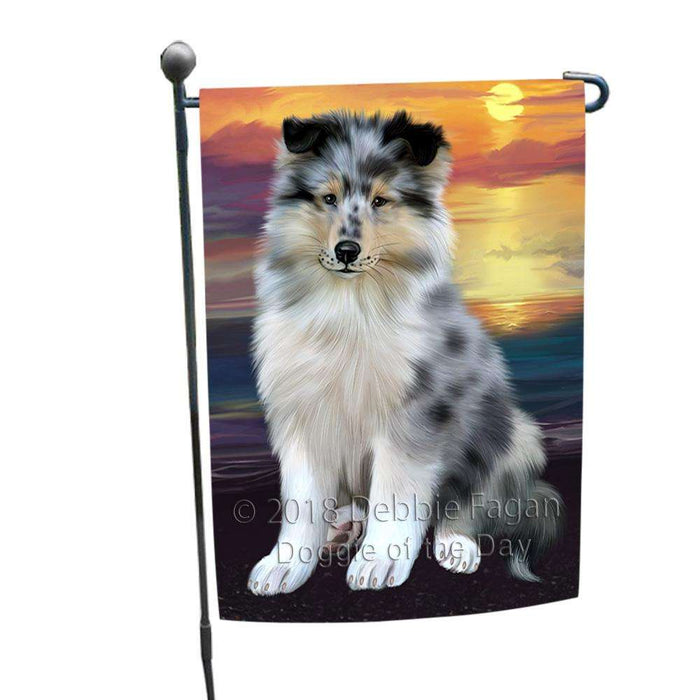 Rough Collie Dog Garden Flag GFLG54815