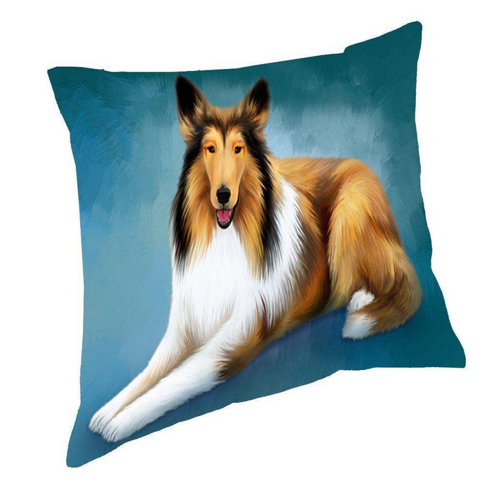 Rough Collie Dog Pillow PIL48344
